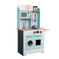 KINDERKÜCHE aus Holz, 92 cm - Multicolor, Holz (62.2/29.2/92.1cm) - Teamson Kids
