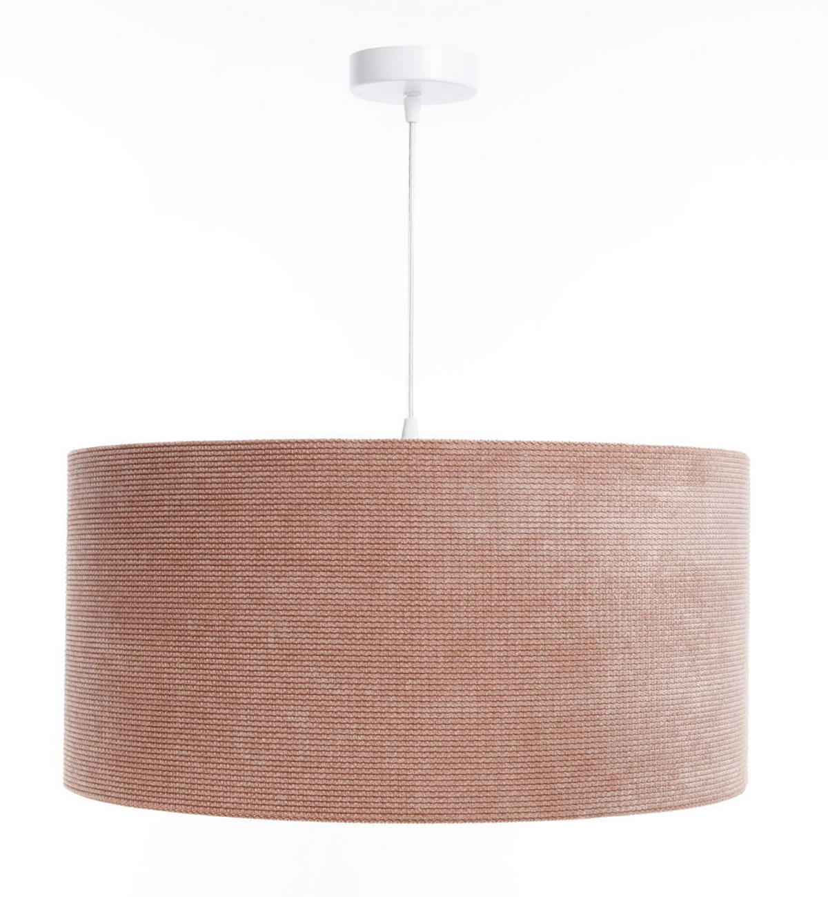 HÄNGELEUCHTE Rosa 40/20 cm - Pink/Silberfarben, Kunststoff (40/0.4/20cm) - ONZENO