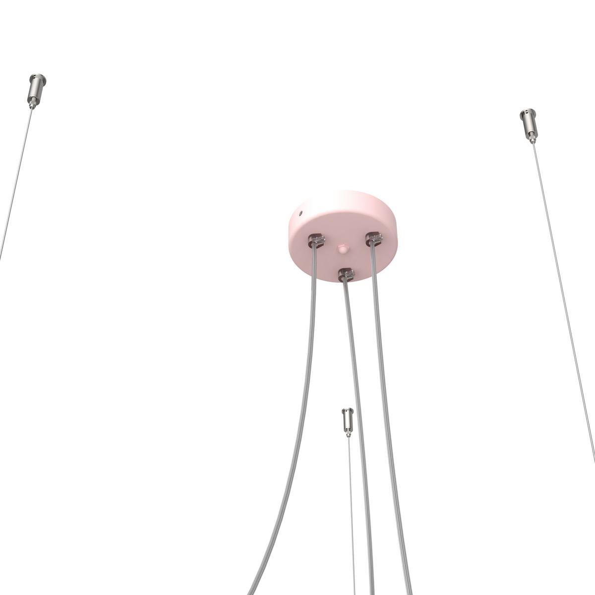 HÄNGELEUCHTE - Pink, Metall (40/40/9cm) - Lumicom