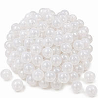 BÄLLEBAD-BÄLLE 50 Stück, Transparent, 5.5 cm - Multicolor, Kunststoff (5.5/5.5/5.5cm) - Littletom