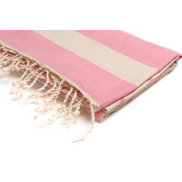 HAMAMTUCH Gestreift 100x180 Pink - Pink, Textil (180/100cm) - Villa Möbel
