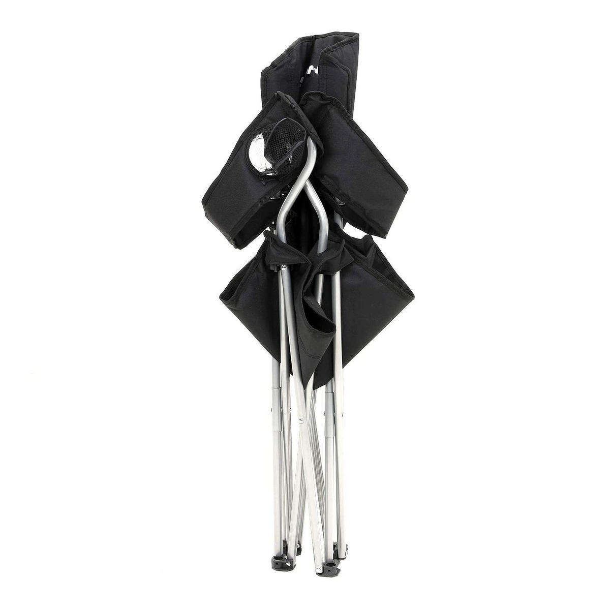 CAMPINGSTUHL KLAPPSTUHL 2ER-SET - Schwarz, Textil (51.5/96/76cm) - Hansiro