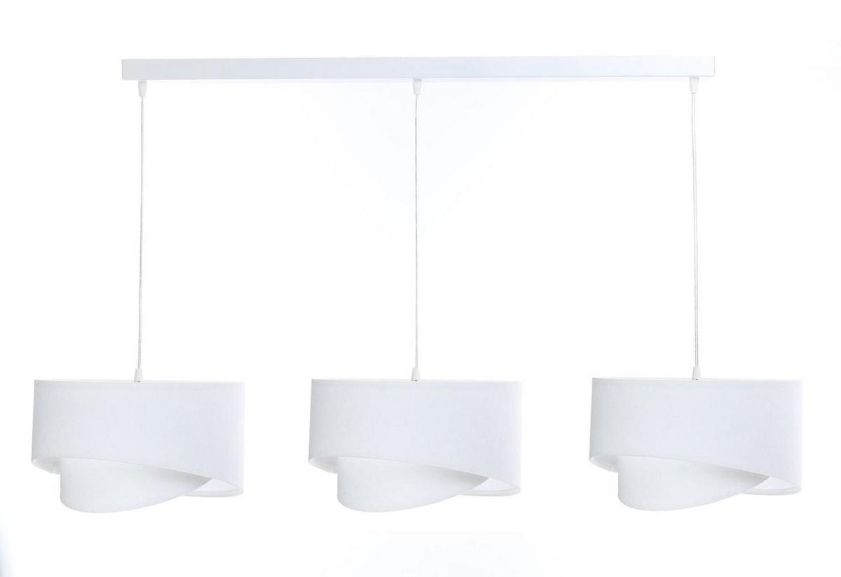 HÄNGELEUCHTE Weiß 30/18 cm - Weiß, Kunststoff (30/0.3/18cm) - ONZENO