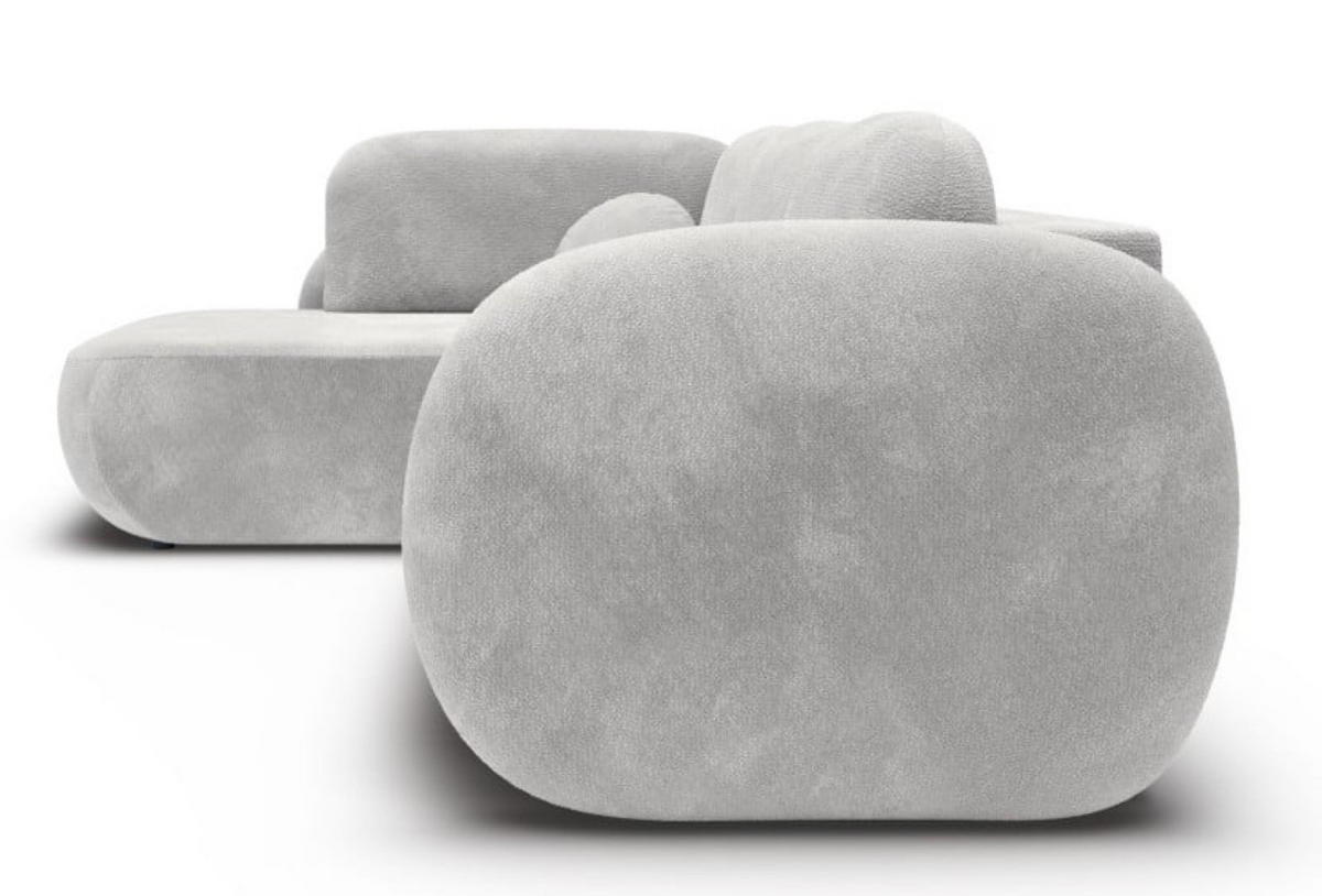 ECKSOFA Grau OLIVIO II Ausziehbar Links - Grau, Textil (289/190cm) - Sepro Meble