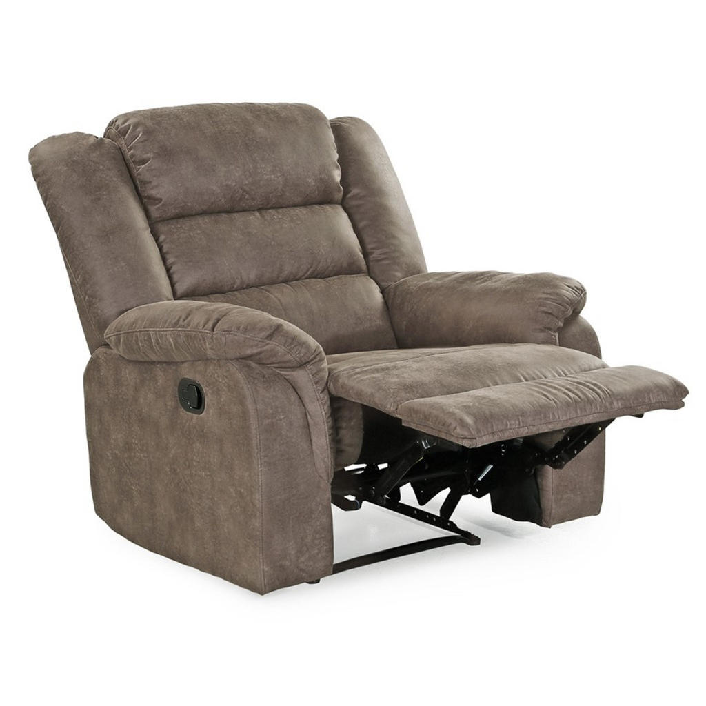 Thumbnail - luma-home Relax-Fernsehsessel, Graubraun, Textil, 1-Sitzer, Füllung: Taschenfederkern, einzeln stellbar,Quadratisch, 95x...