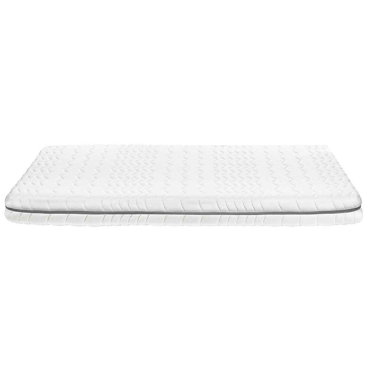 MEMORY-SCHAUMMATRATZE H2/3 Mittel 140/200 cm Serenity - Weiß, Textil (140/200cm) - Beliani