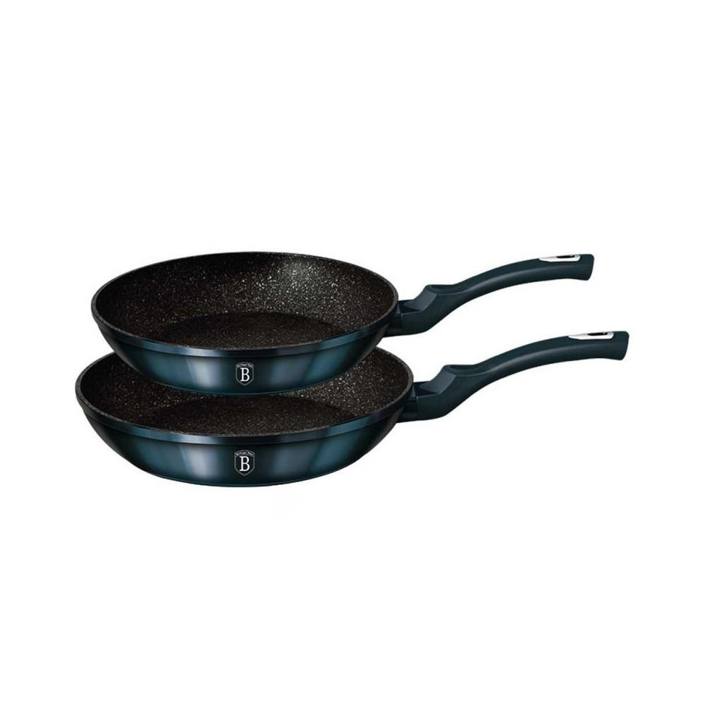 PFANNENSET Türkis 26/26/4.8 cm 9044 - Türkis, Metall - Berlinger Haus