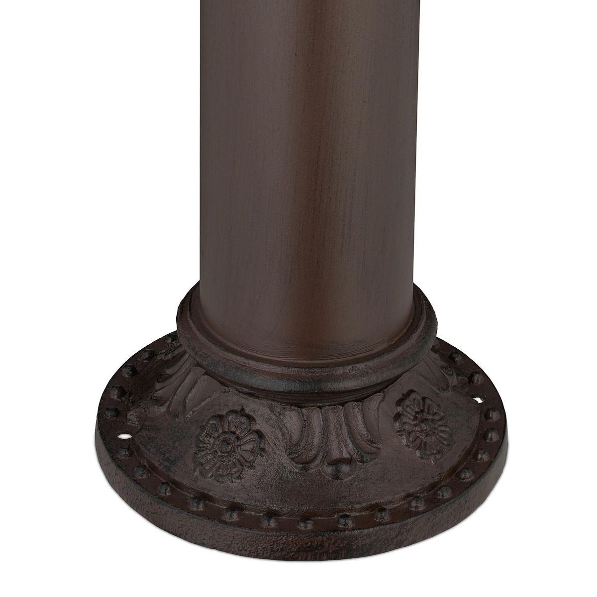 STANDBRUNNEN - Braun, Metall (24/20.5/87cm) - Relaxdays