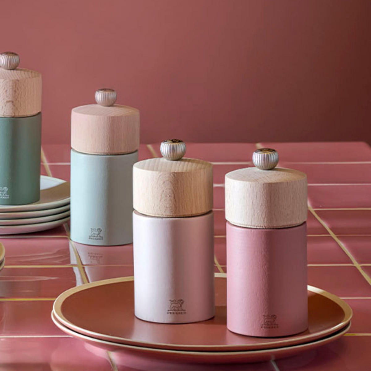 PFEFFERMÜHLE Boreal 12cm Buchenholz Altrosa Stahlmahlwerk - Braun, Holz (52/12/52cm) - PEUGEOT