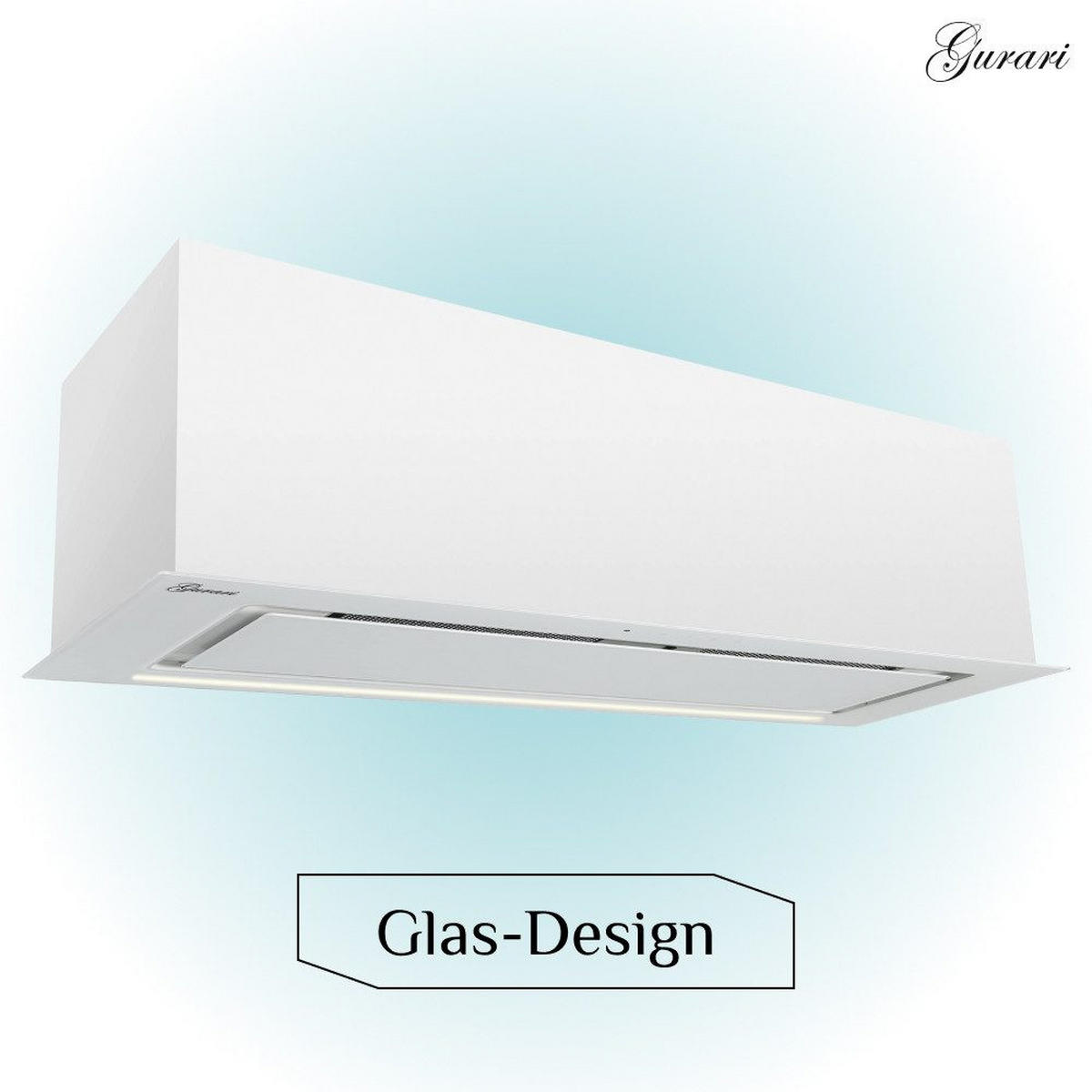 DUNSTABZUGSHAUBE GCH E 217 WH 90 Prime N 90 cm Weiß - Weiß, Metall (90/24.5/29.5cm) - Gurari