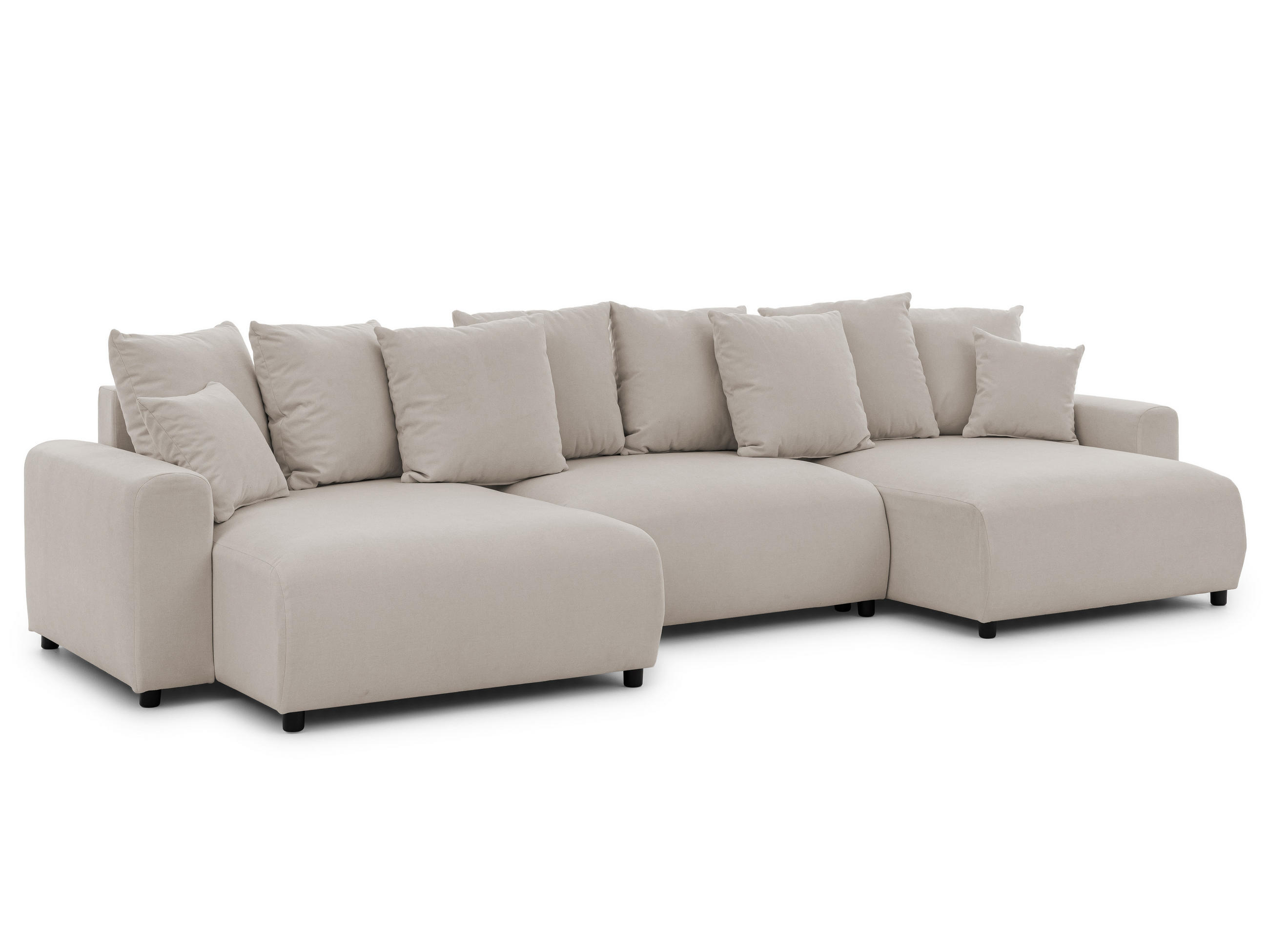 S-Style Wohnlandschaft Beige 336x88x140 cm