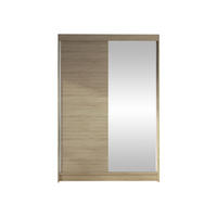 SCHWEBETÜRENSCHRANK Lino I - Sonoma Eiche, Holzwerkstoff/Metall (120/200/58cm) - MIRJAN24