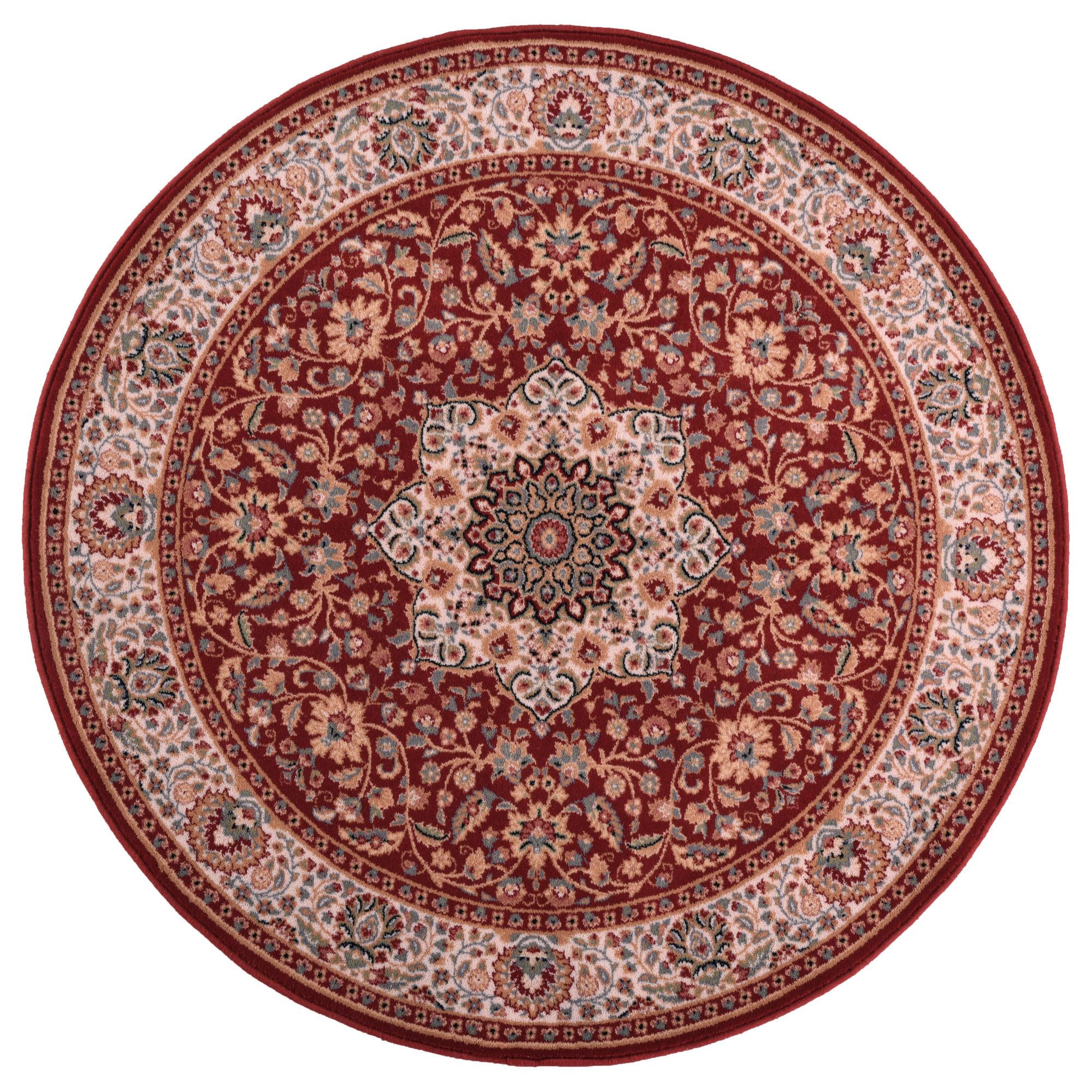 ORIENTTEPPICH Dolna 240x240 cm - Rot, Textil (240/240cm) - THEKO