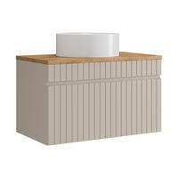 EINZELWASCHTISCH - 80cm x 46cm - MDF - beige - SATARA - Beige, Holz (80/46/46cm) - Vente-Unique