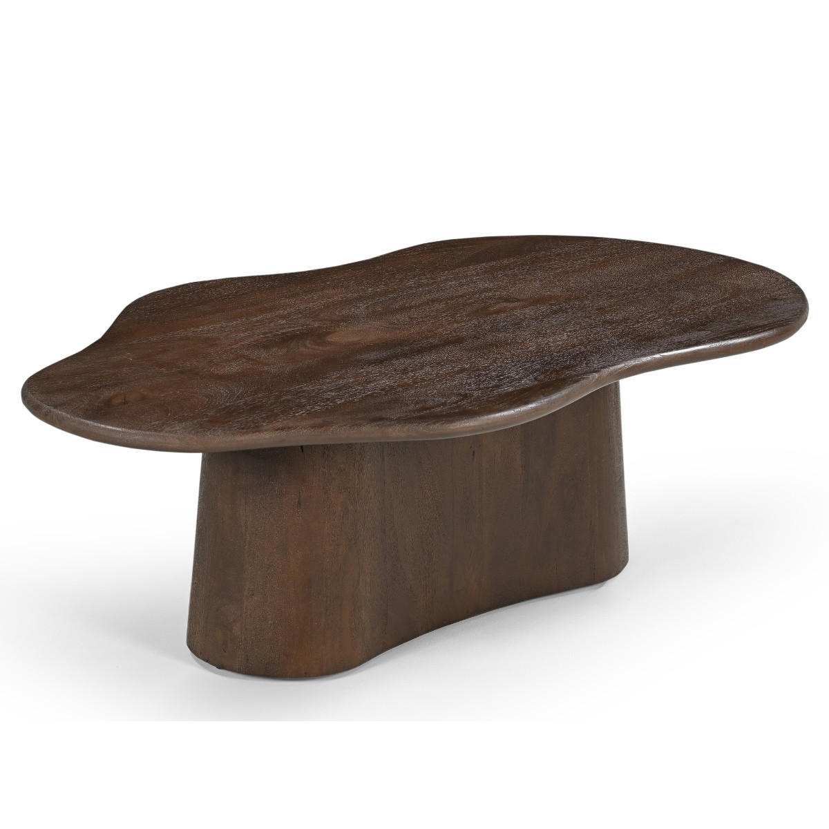 COUCHTISCH aus Mangoholz 120cm, Dunkelbraun - Dunkelbraun, Holz (120/75/40cm) - Giga Meubel