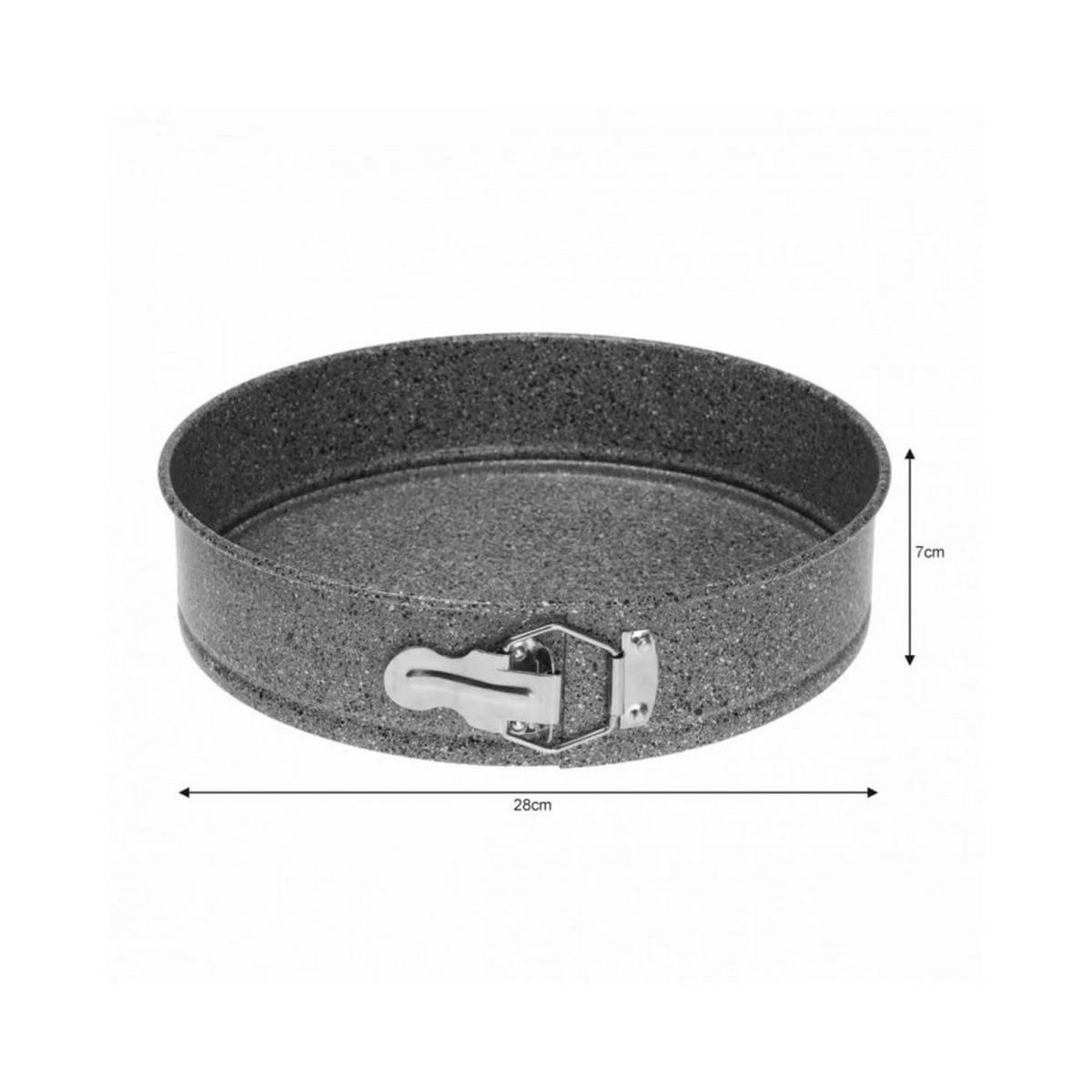 SPRINGFORM Schwarz 28/28/7 cm KB7420 - Schwarz, Metall (28/7/28cm) - Klausberg 