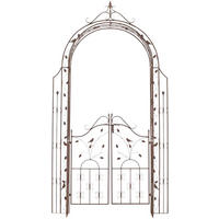 ROSENBOGEN Guam antik braun - Braun, Metall (144/270/36cm) - TPFLiving