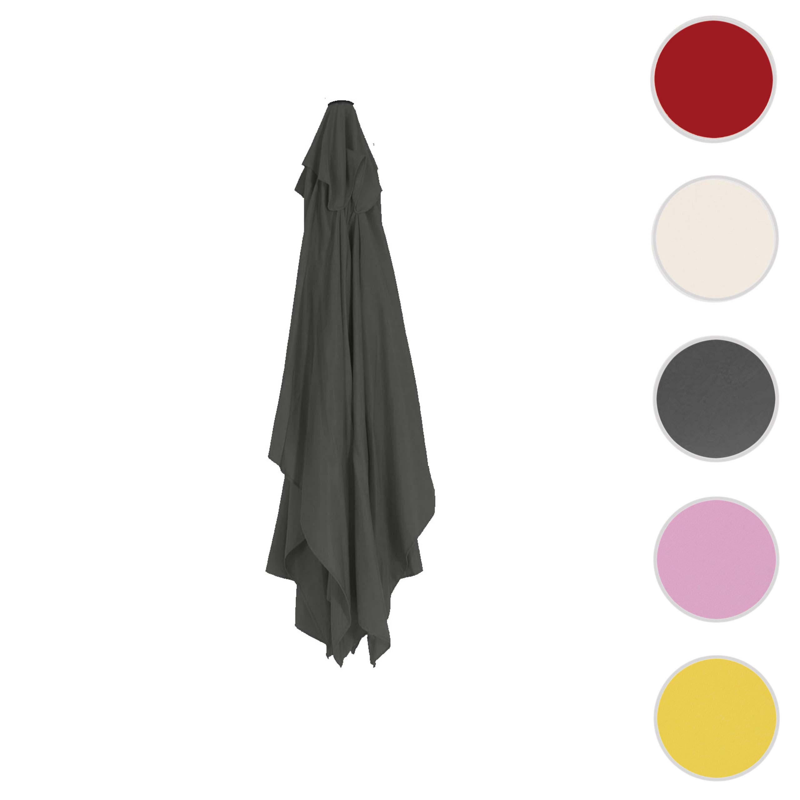 ERSATZ-BEZUG FÜR SCHIRM Anthrazit - Anthrazit, Textil (295/192cm) - MCW