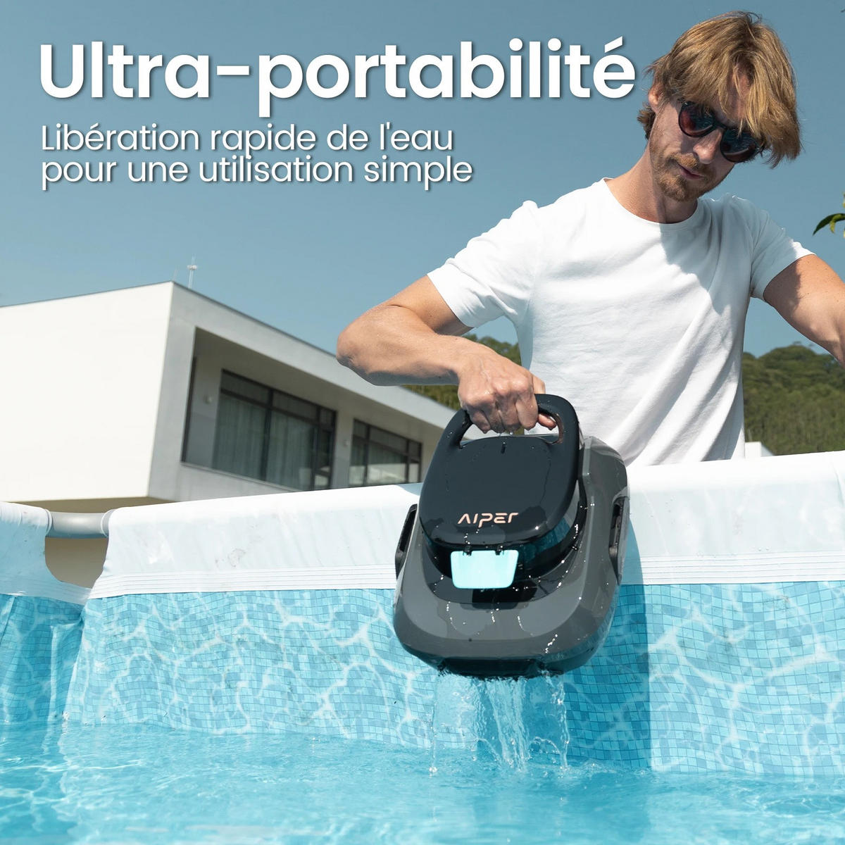 POOLROBOTER AIPER Scuba SE, 1 Stück - Schwarz, Kunststoff (33/33cm) - Kaket