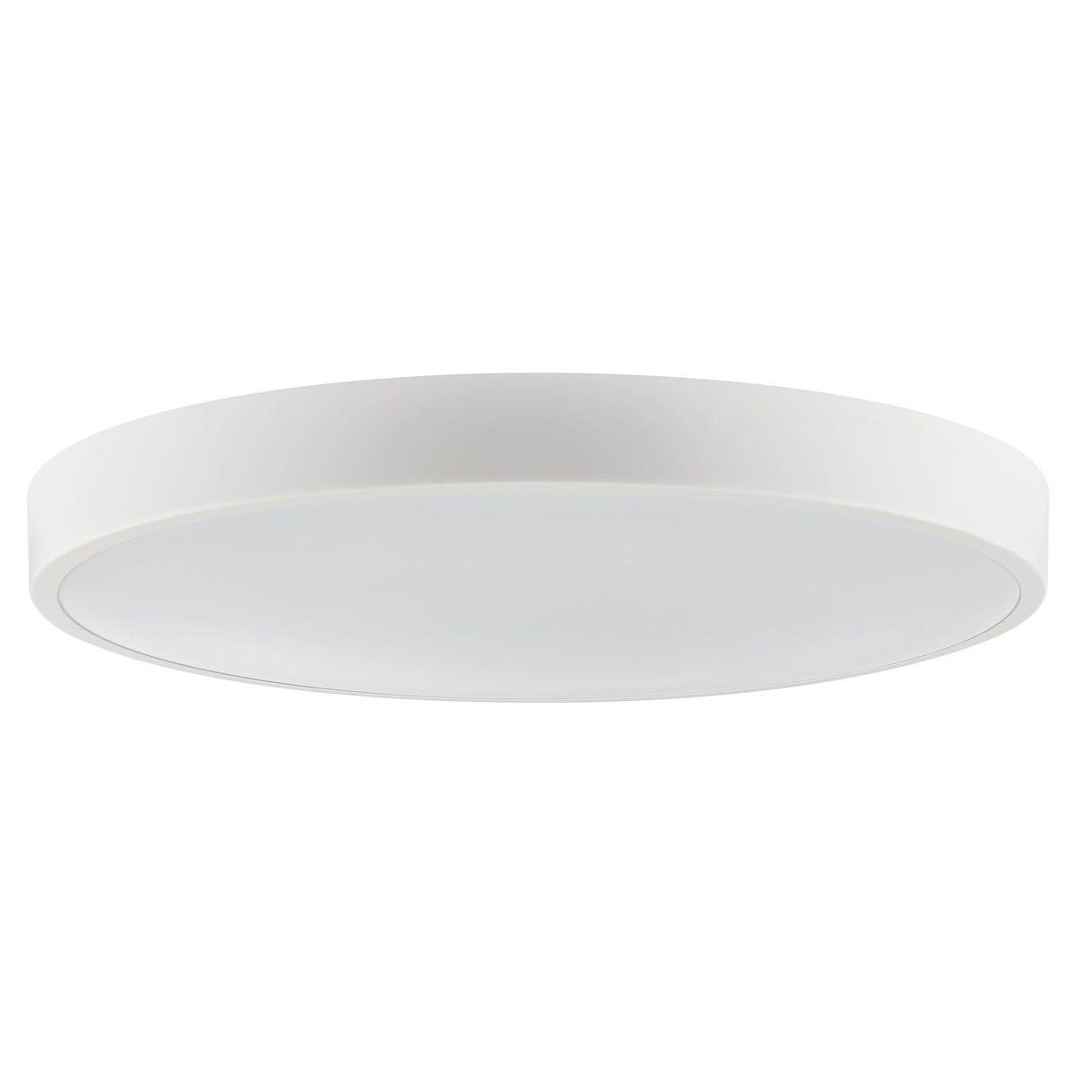 LED DECKENLEUCHTE Slimline Weiß 49/49/8 cm - Weiß, Metall (49/49/8cm) - Brilliant