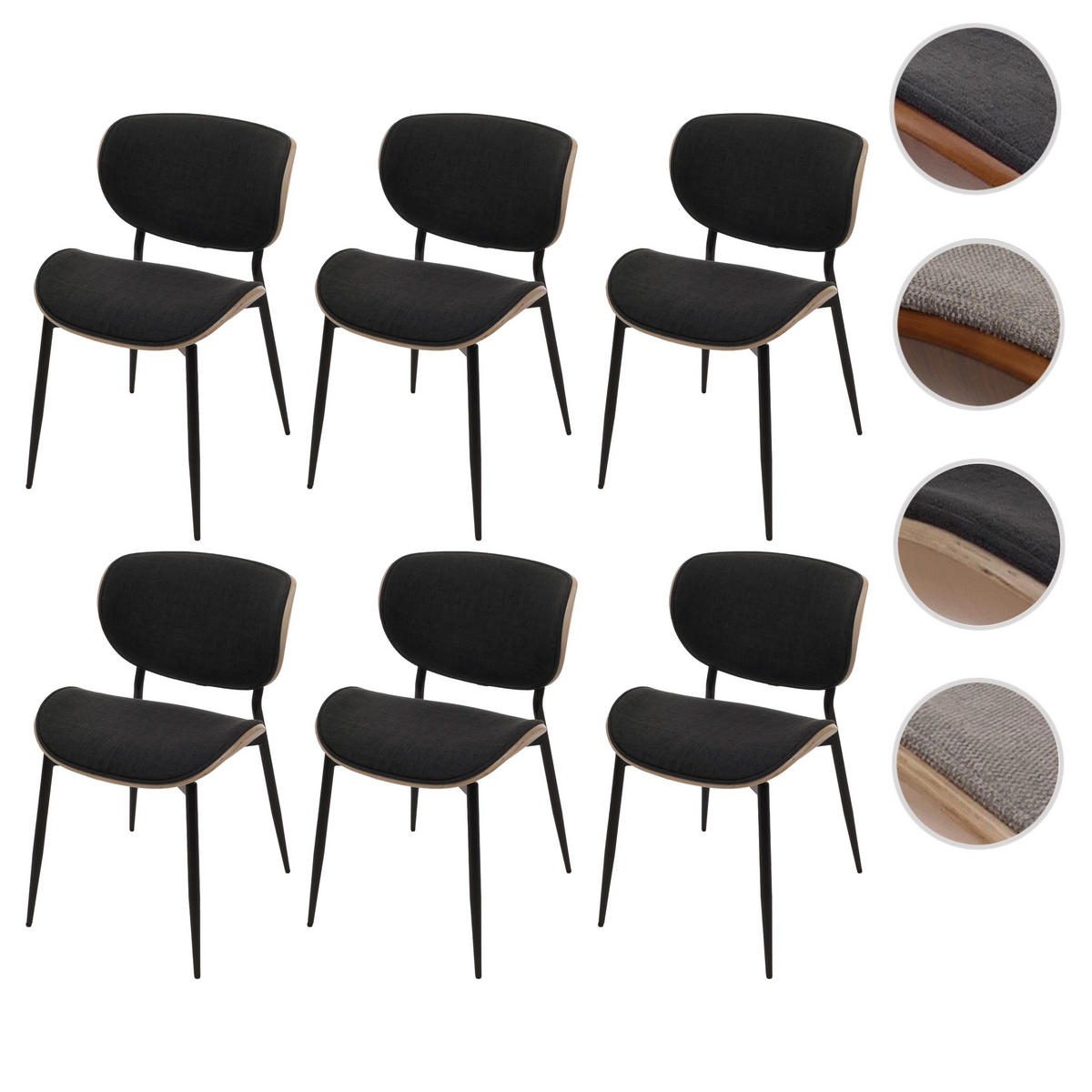 ESSZIMMERSTUHL Beige, Grau - Beige/Grau, Textil (51/80/55cm) - MCW