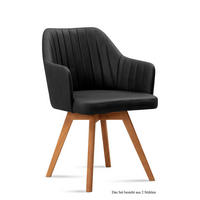 ARMLEHNSTUHL (2er-Set) Domna 58x81x60 Eiche geölt/Anthrazit - Eichefarben/Anthrazit, Kunststoff (60/81/58cm) - 58aufmkessel