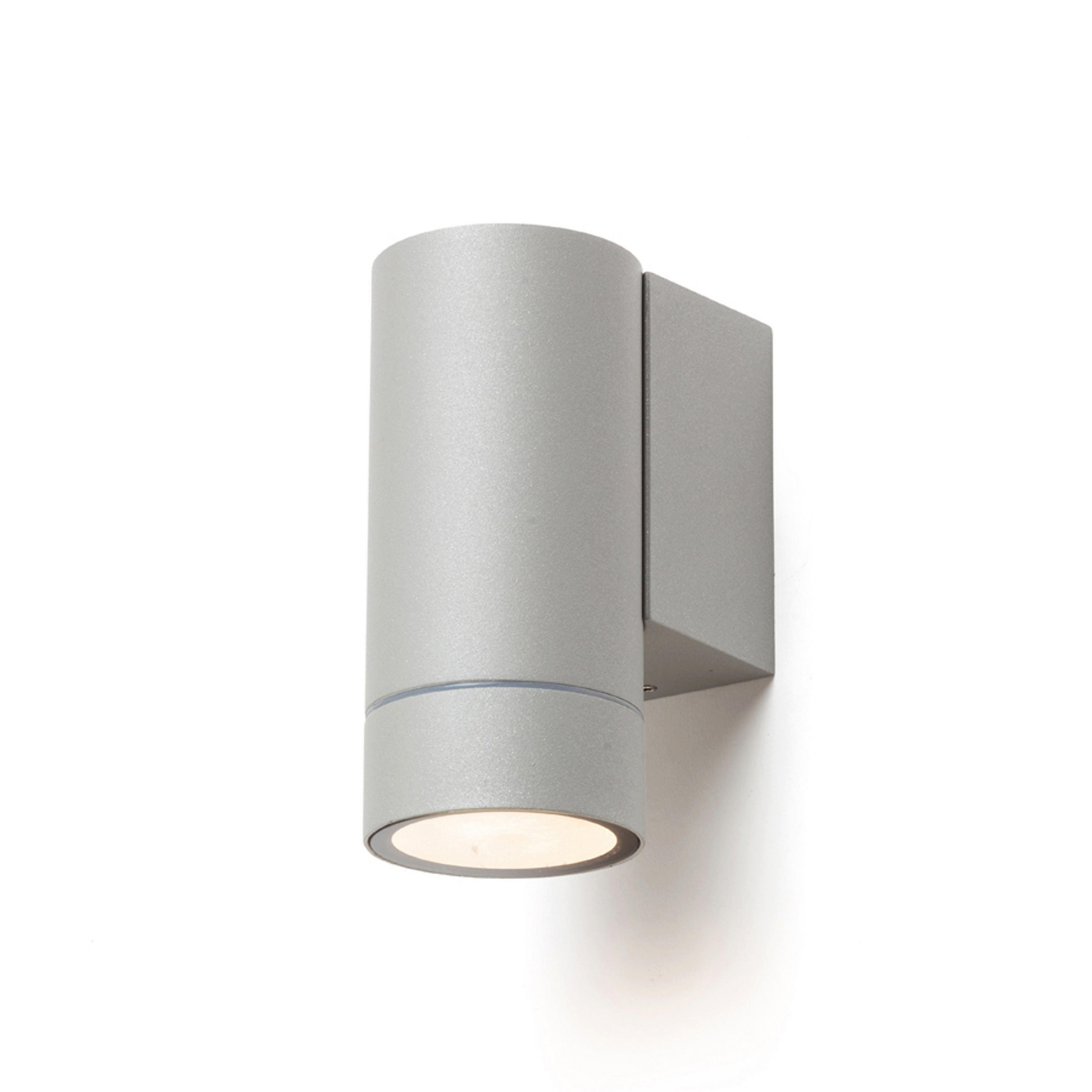 AUSSENLEUCHTE MIZZI NEW I Silbergrau 8 W IP65 - Grau, Metall (10/65/9cm) - Rendl