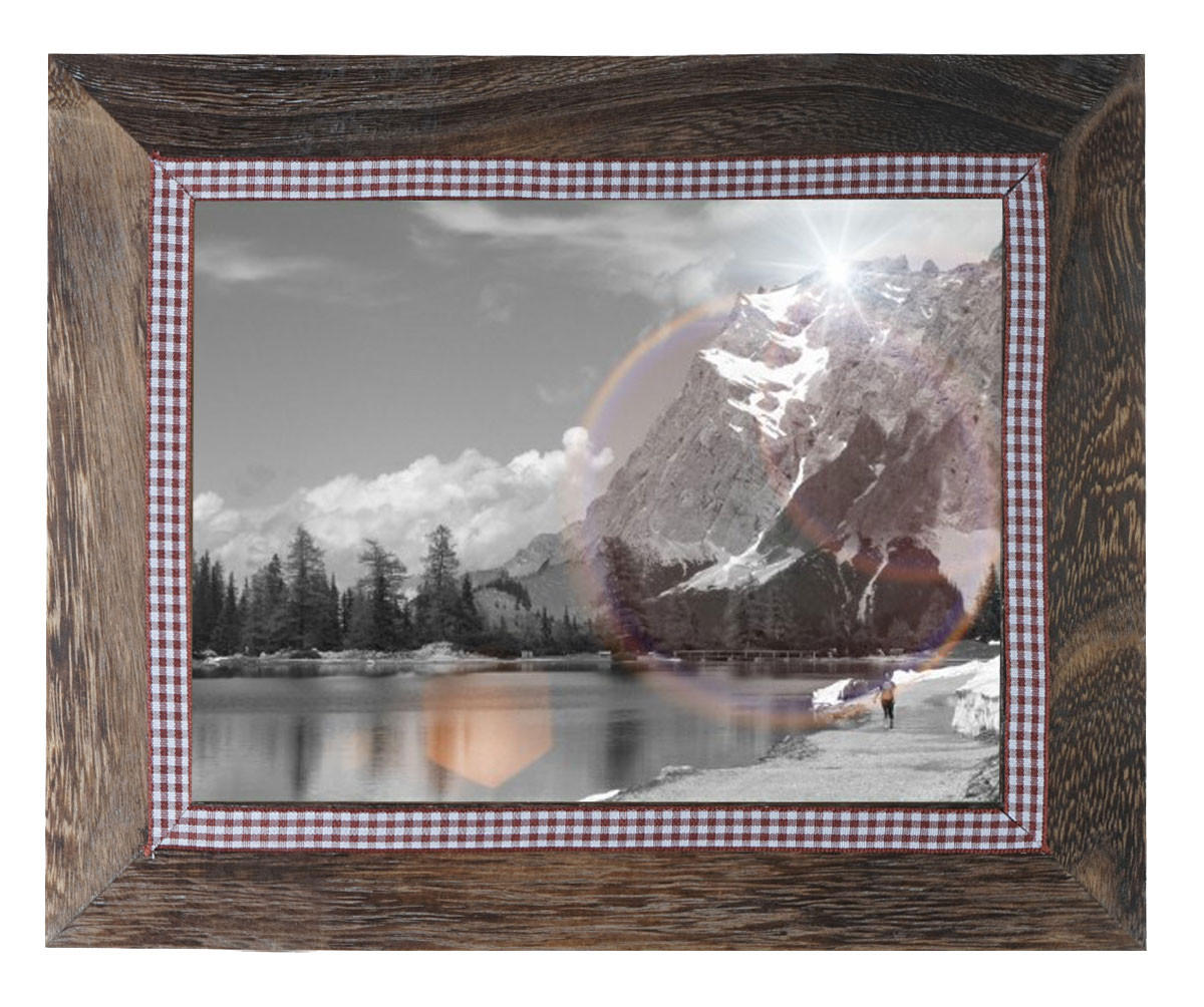 BILDERRAHMEN SHABBY-LOOK rechteckig Braun - Braun, Holz (24/19/1cm) - MCW