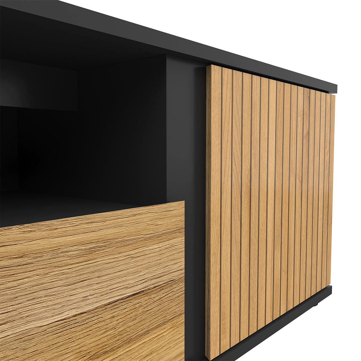 TV-MÖBEL Pia Holz - Braun, Holzwerkstoff (155/47/45cm) - Petits-meubles