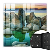SCHLÜSSELBOX Schwarz 30x30 cm- Türöffnung nach rechts - Bergfrieden - Grün, Metall (30/30/5cm) - TULUP