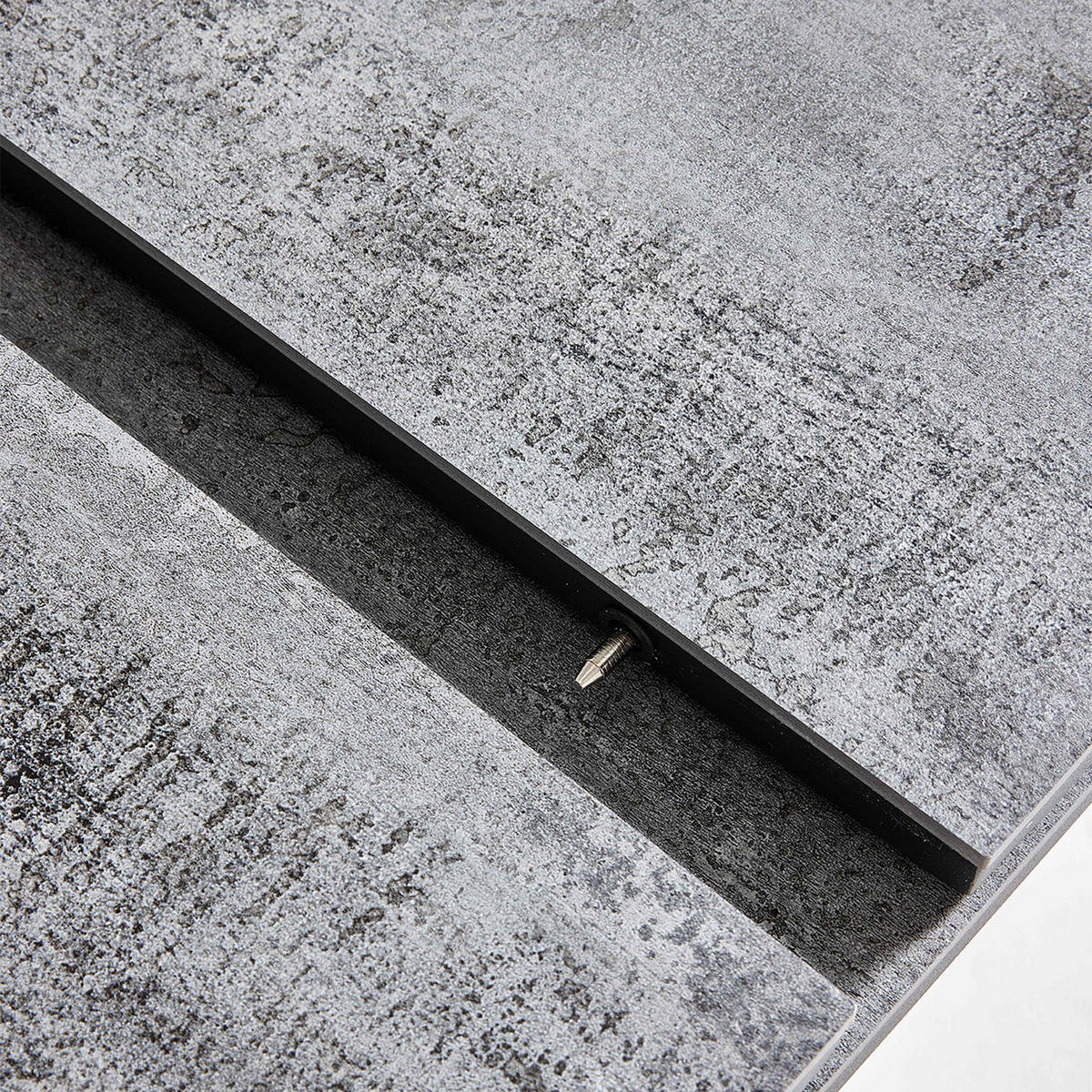 GARTENTISCH ausziehbar, Grau - Grau, Metall (320/100/76cm) - Oviala