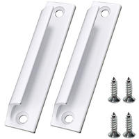 MÖBELGRIFF Weiß 2er-Set Aluminium - Weiß, Metall (2/2/9cm)