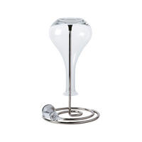 ABTROPFSTÄNDER Revolution für Karaffen Dekanter Stahl - Grau, Metall (16.8/33/16.8cm) - PEUGEOT