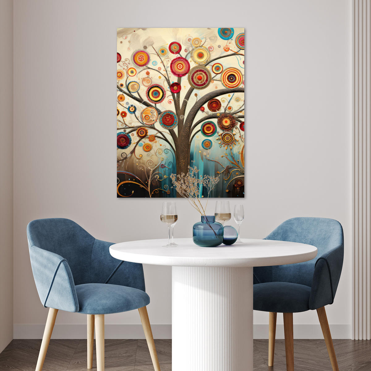 POSTER Baum - Baum des Lebens - Farbe 60x80 cm - Braun, Papier (60/80/0.1cm) - MuchoWow