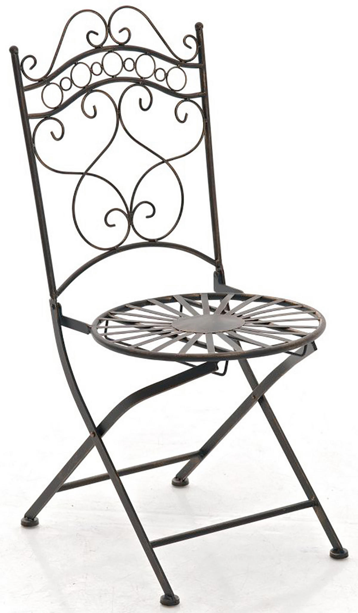 BALKONSET Bistroset Fuver Metall Bronze 2 Personen - Bronzefarben, Metall - DELUKE