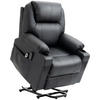 SESSEL mit Aufstehhilfe, Schwarz - Schwarz, Kunststoff/Metall (99/106/88cm) - HOMCOM