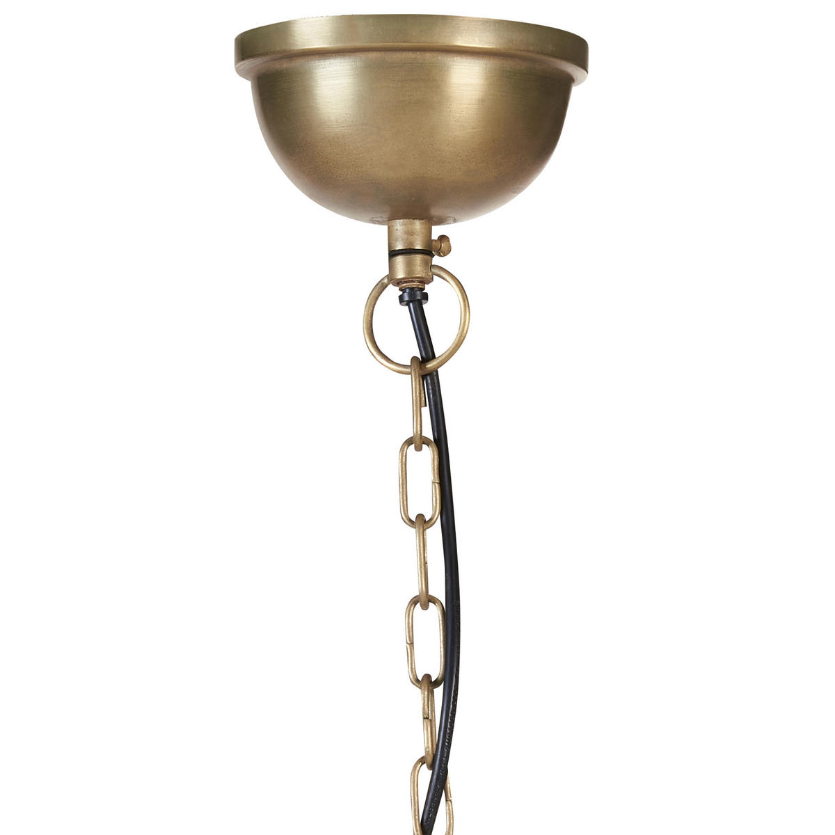 HÄNGELEUCHTE Harangi 50/50/156 cm - Messingfarben, Metall (50/50/156cm) - Beliani