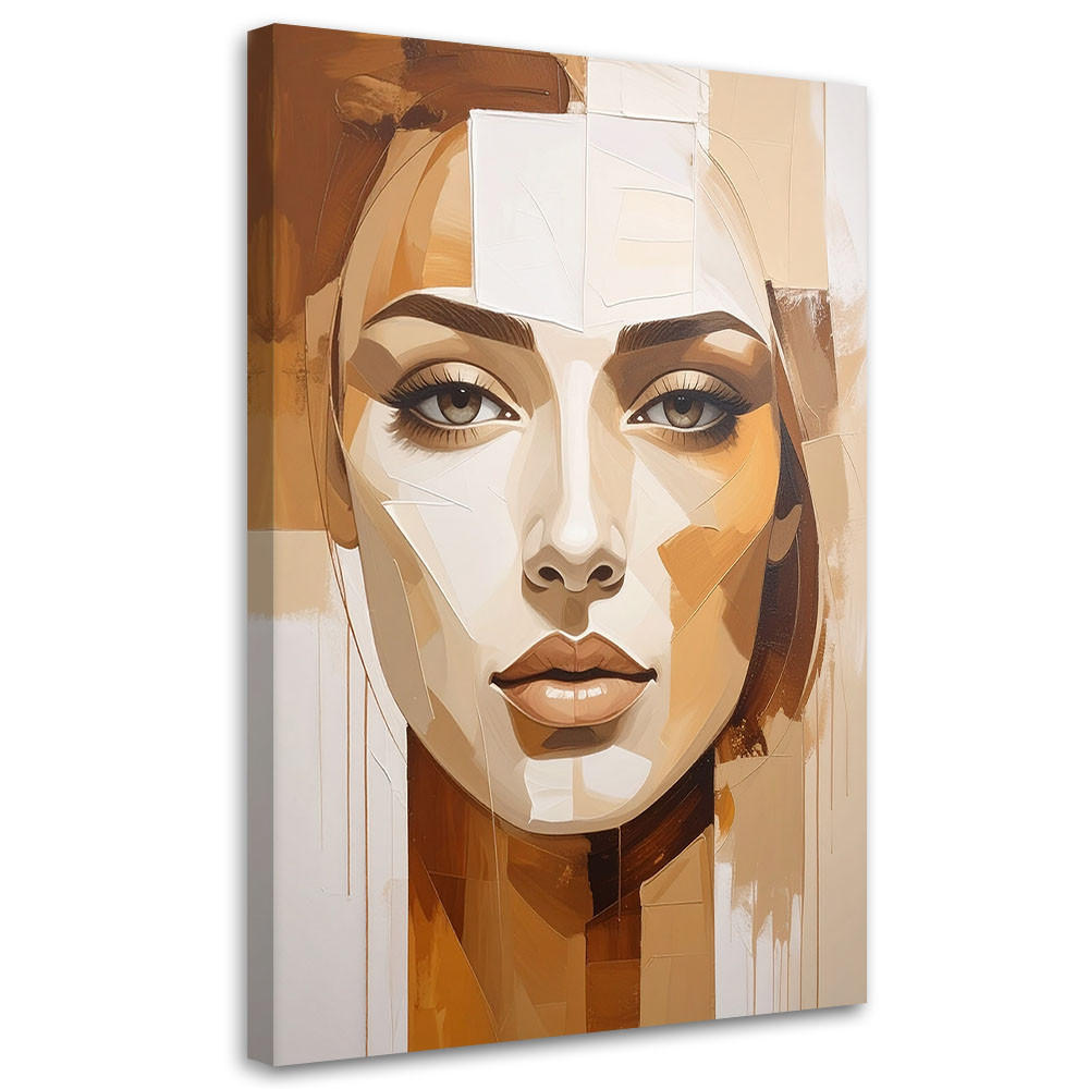 LEINWANDBILD Menschen & Charaktere 60x90cm - Beige, Textil (60/90cm) - Feeby