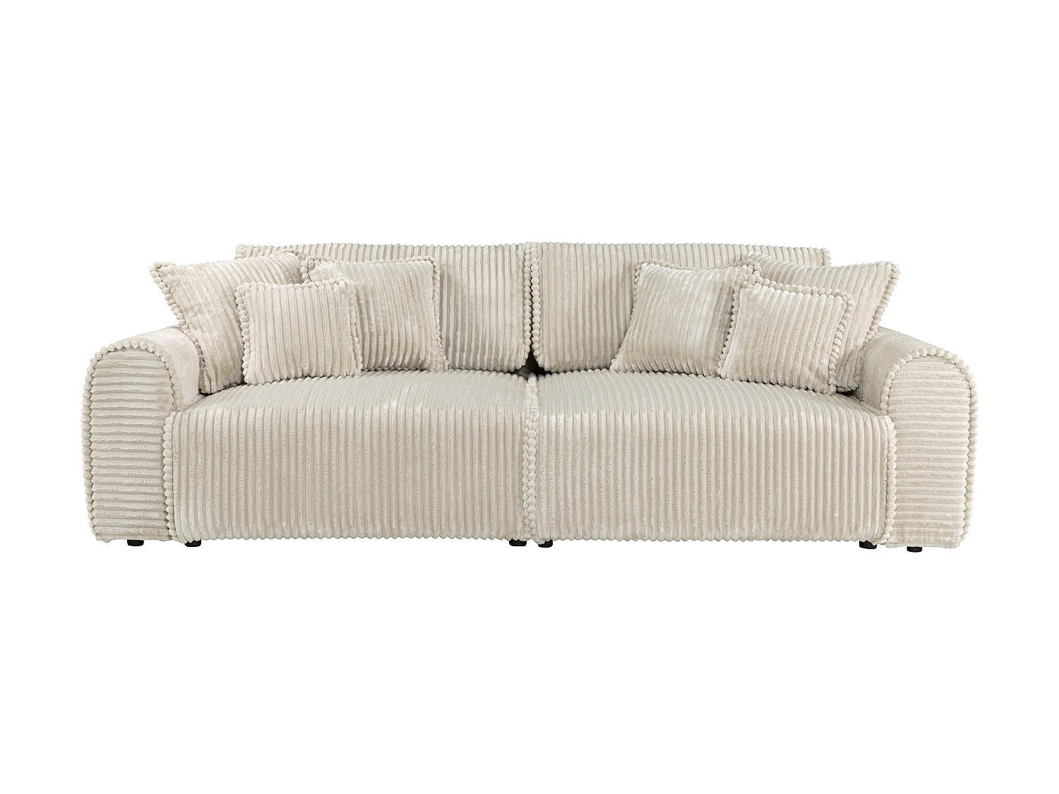 SCHLAFSOFA - 4 Personen - Stoff - Beige - - Beige, Textil (286/94/138cm) - Vente-Unique