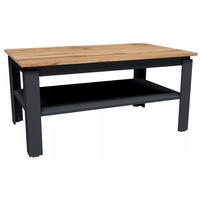 COUCHTISH CR3-STERN-90 Graphit-Wotan Eiche 90/55/43 cm - Anthrazit/Eiche Wotan, Holzwerkstoff (55/90/43cm)