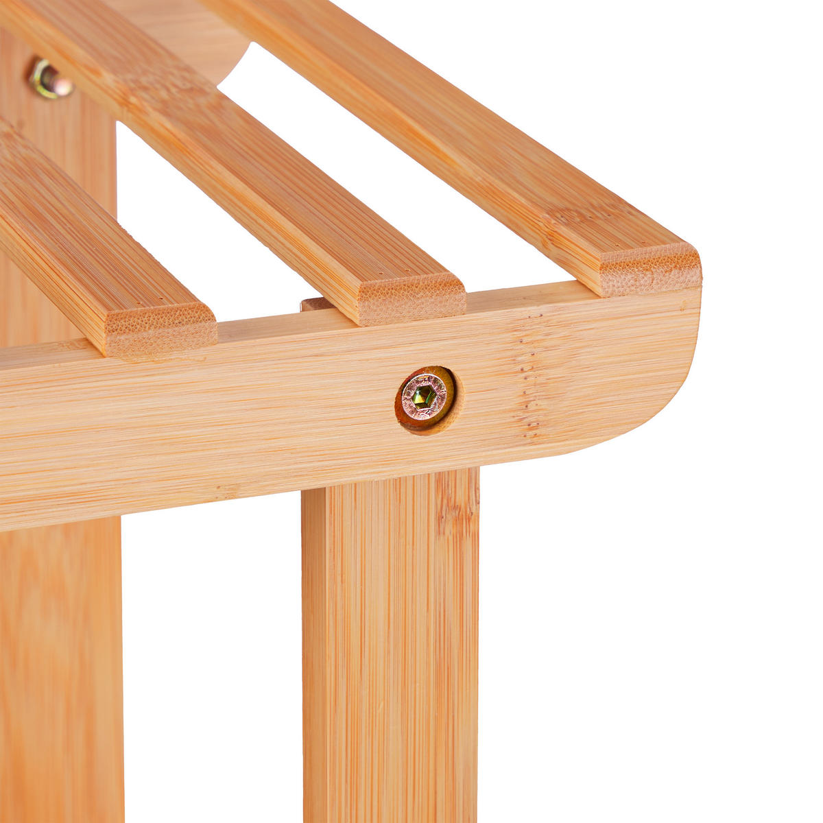 PFLANZENREGAL - Hellbraun, Holz (95/79/36cm) - Relaxdays