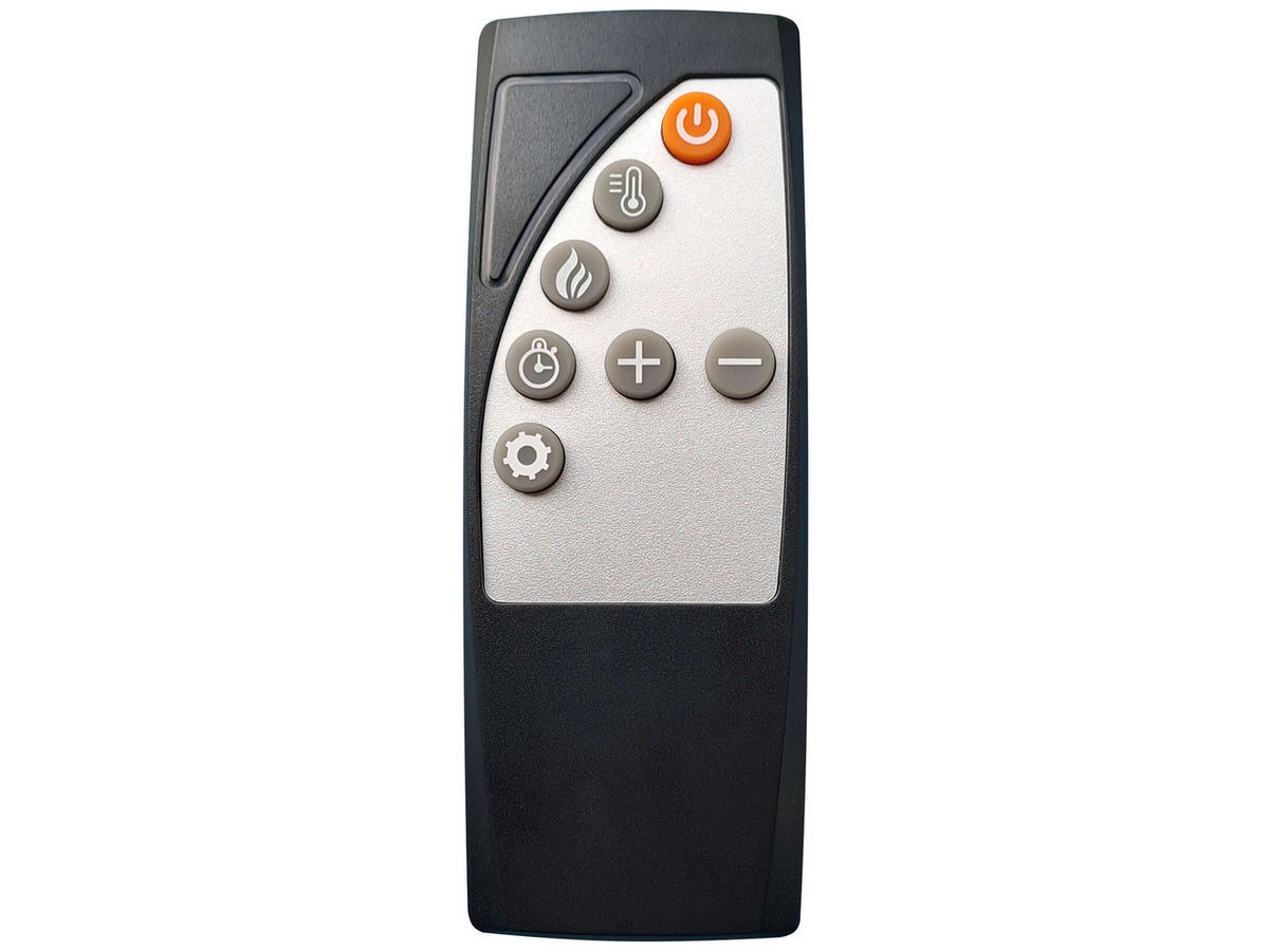 EINBAU-ELEKTROKAMINEINSATZ AF22 – Breite ≈ 60 cm, 3D-Flammeneffekt, LED-Beleuchtung, Heizfunktion - Schwarz, Glas/Metall (61.1/45/20.3cm) - ArtiFlame