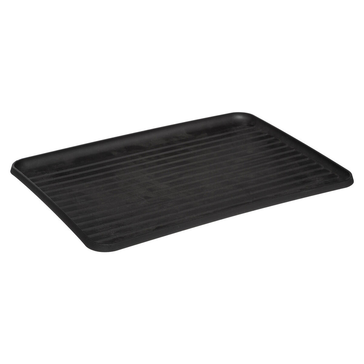 GESCHIRRTROCKENSTÄNDER mit Abtropfmatte Mayaj, Metall, Kunststoff, Schwarz, 43 x 32 cm - Schwarz, Kunststoff (32.5/14/43.5cm) - 5five Simply Smart