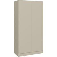 DREHTÜRENSCHRANK Look 90/180/50 cm 2-türig kaschmir - Kaschmir, Holzwerkstoff (90/180/50cm) - Beautysofa