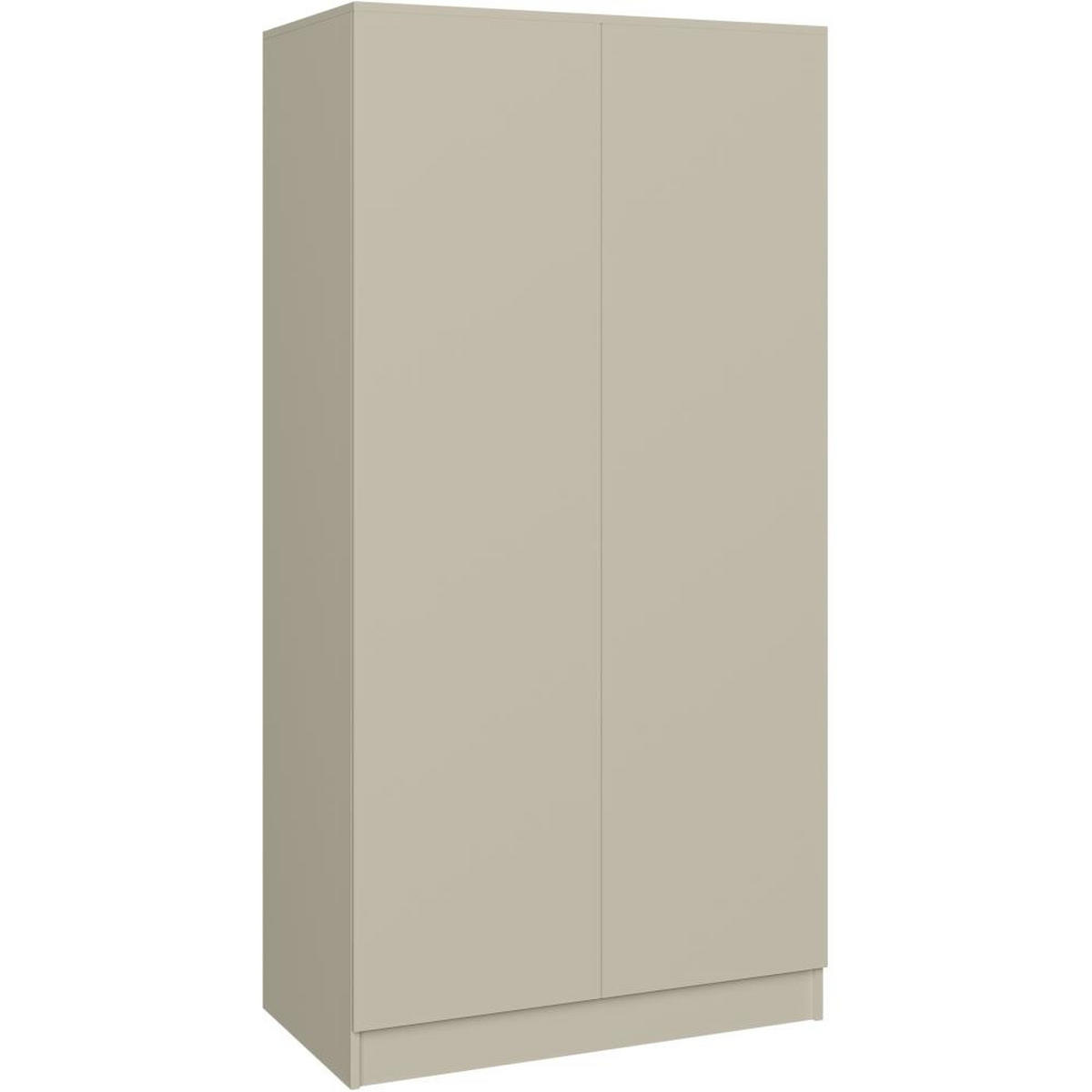 DREHTÜRENSCHRANK Look 90/180/50 cm 2-türig kaschmir - Kaschmir, Holzwerkstoff (90/180/50cm) - Beautysofa