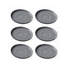 KAFFEEUNTERTASSEN Jasper schwarz ø 15.0 cm 6er Set - Schwarz, Keramik (15cm) - Ritzenhoff Breker