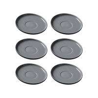 KAFFEEUNTERTASSEN Jasper schwarz ø 15.0 cm 6er Set - Schwarz, Keramik (15cm) - Ritzenhoff Breker