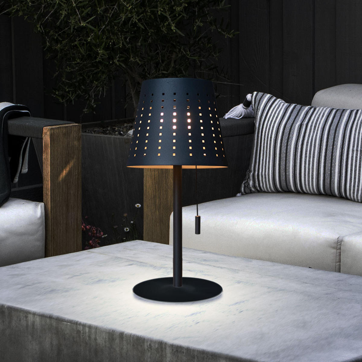 LED AUSSENLEUCHTE Mandy Metall Anthrazit - Anthrazit, Metall (14/14/30cm)