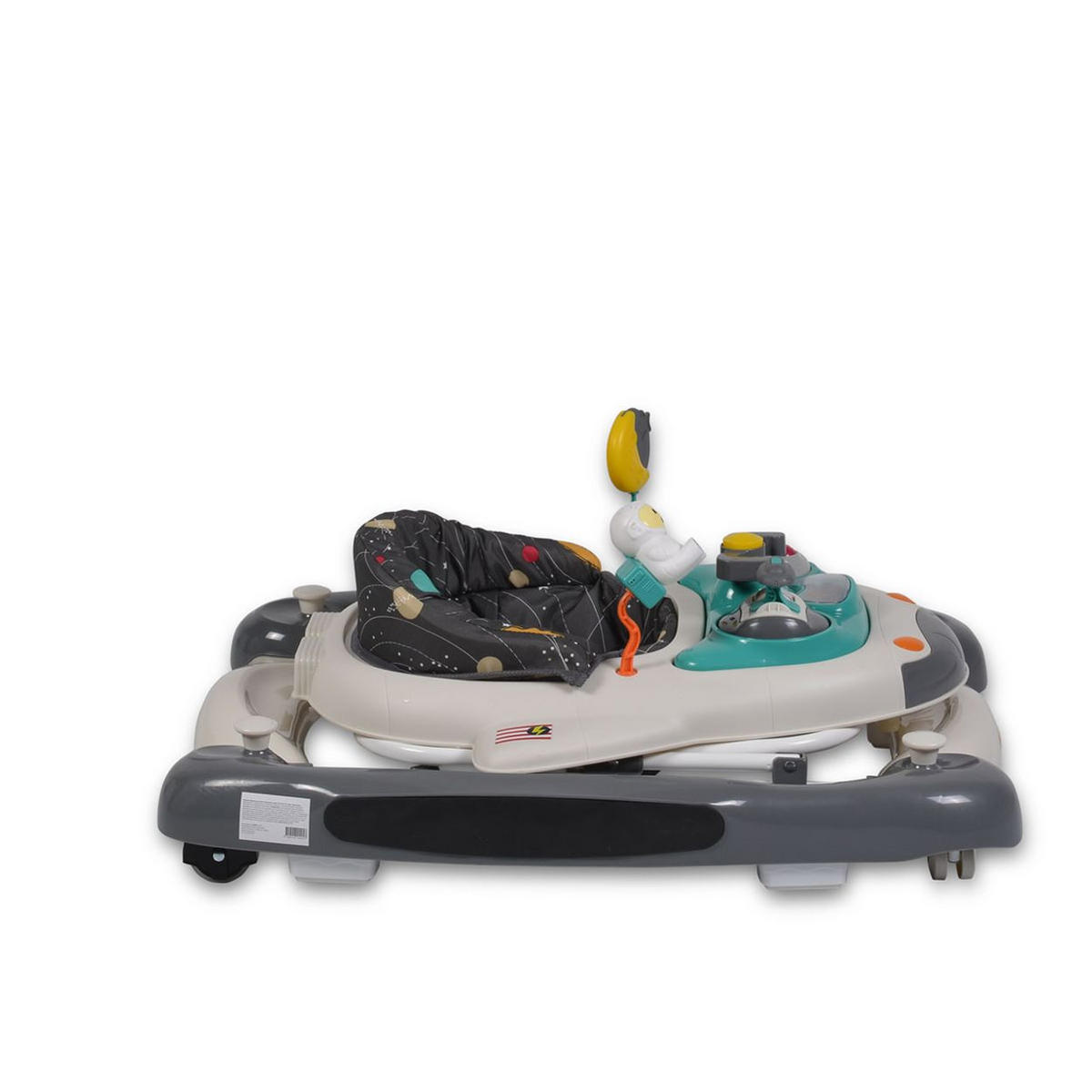LAUFHILFE Cosmos 3 in 1 türkis Wippe, Stopper Musik Licht höhenverstellbar - Multicolor, Kunststoff (65/63/75cm) - Cangaroo