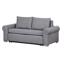 SCHLAFSOFA - Grau, Textil (164/90/90cm) - home24